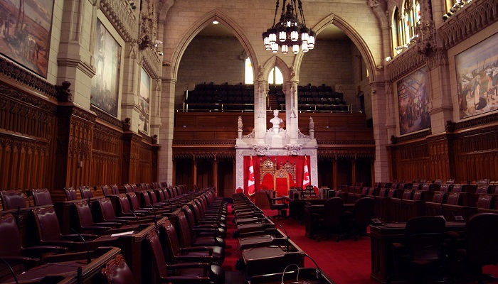 Visita interna ao Parliament Hill