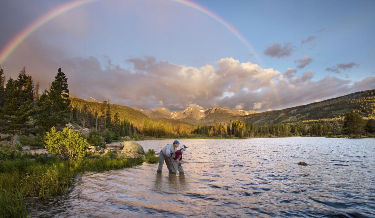 Pesca em Sprague Lake